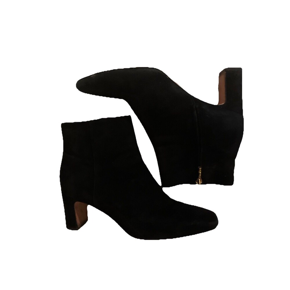 J. McLaughlin Women’s Gloria Black Suede Ankle Boots Size 9